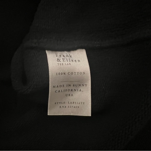 $218 New Black Frank & Eileen “Anna” Capelet Sweatshirt Sz Small S #2 - Picture 6 of 9